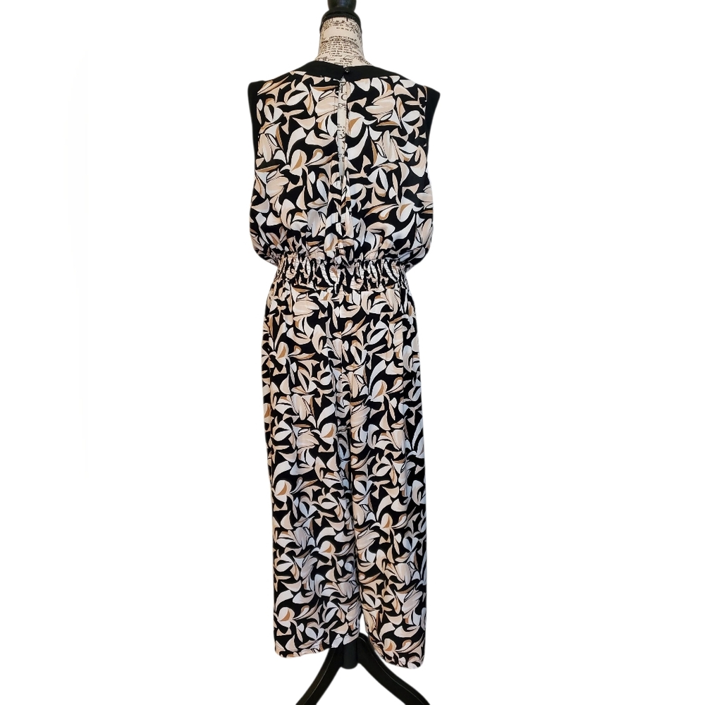 Luxology Womens Sleeveless Print Jumpsuit Size: 3X - Picture 5 of 14